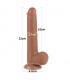 Dildo Sliding Skin 9 Marrón