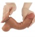 Dildo Sliding Skin 8 Marrón