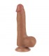 Dildo Sliding Skin 8 Marrón