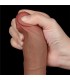 Dildo Sliding Skin 8 Marrón