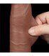 Dildo Sliding Skin 8 Marrón