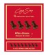 Caja Roja Sexy Forma de Pene Chocolate Negro 8 unidades