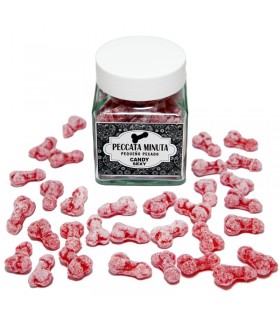 Bote 40 Caramelos Pene Sabor Fresa/Cereza