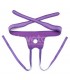 Arnés Easy Strap On Harness Polka Dots Púrpura