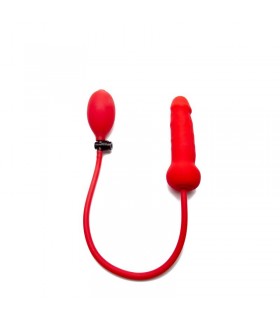 Shots Ouch! Dildo Hinchable de Silicona Rojo