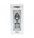 Plug Anal de Metal Sofia Joya Transparente