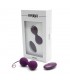 Bolas Kegel con Vibración con Control Remorto Cannes Purpura