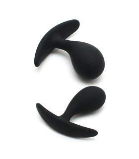 Set de 2 Plugs Anatómicos Copenhagen Negro