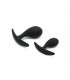 Set de 2 Plugs Anatómicos Copenhagen Negro