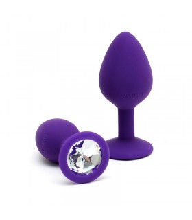Set de 2 Plugs con Joya Berlin Purpura