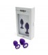 Set de 2 Plugs con Joya Berlin Purpura
