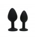 Set de 2 Plugs con Joya Berlin Negro