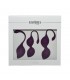 Set de 3 Bolas Kegel Geneva Purpura