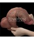 Dildo Dual Layered XXL 10.5 Negro