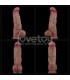 Dildo Dual Layered XXL 10.5 Negro