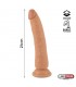 Tucker Dildo Realista Articulable-Posable 8.2 Natural