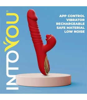 Ascen Vibrador con Thrusting y Waving y APP USB Magnético