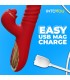 Ascen Vibrador con Thrusting y Waving y APP USB Magnético