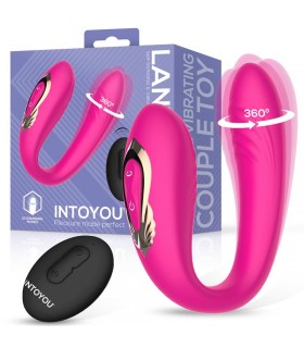 Lanty Vibrador para Parejas con Oscilación 360º y Control Re