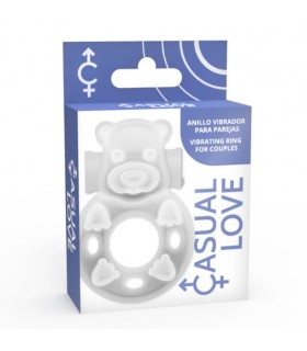 ANILLO CASUAL LOVE OSITO TRANSPARENTE