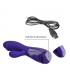 Snappy-Youth Vibrador de Conejito 2 Motores