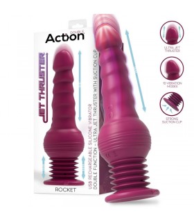Rocket Vibrador con Thrusting Ultra Jet Thruster con Potente