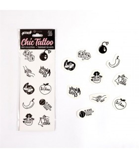 Set de 10 Tattoos Temporales Spicy Collection