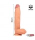Dildo Realista Dual Layer Retráctil 12