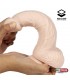 Dildo Realista Silicona Líquida Dual Layer 8.25 Blanco