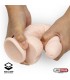 Dildo Realista Silicona Líquida Dual Layer 8.25 Blanco