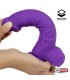 Dildo Realista Silicona Líquida Dual Layer 8 Púrpura