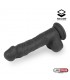 Dildo Realista Silicona Líquida Dual Layer 8 Negra