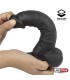 Dildo Realista Silicona Líquida Dual Layer 8 Negra