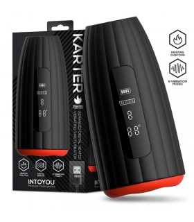 Karter Masturbador Avanzado con Vibración, Calor y Pantalla 
