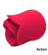 Meryl Estimulador Vibrador de Rosa con Lengua 2 Motores