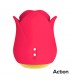 Meryl Estimulador Vibrador de Rosa con Lengua 2 Motores