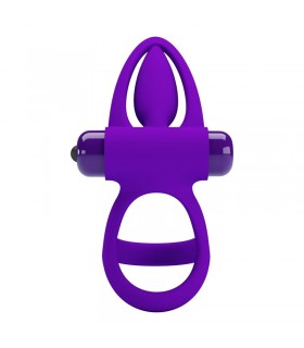 Anillo para el Pene con Vibración Purpura