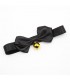 Collar con Lazo y Cascabel 36 cm Negro L