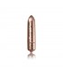 Bala Vibradora Frosted Fleurs Crystal Rose Gold