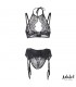 Nisa Set sujetador, liguero y tanga Talla 44-46