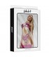 Nora Set Sujetador, Tanga y Liguero con Flores Fuchsia