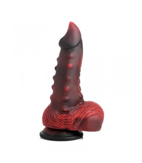 Lava Demon Thick Nubbed Dildo Demonio