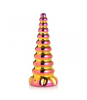 Dildo de Vidro de Borosilicato Twilinght Rainbow