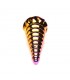 Dildo de Vidro de Borosilicato Twilinght Rainbow