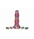 Dildo Ovipositor con 4 Huevos de Silicona