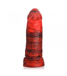 Fire Dragon Red Scaly Dildo Dragón