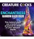 Dildo de Vidrio borosilicato Enchanting Rainbow