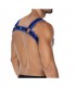 H4RNESS05 Arnés de Pecho Neon Azul Eléctrico Talla Única