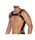 H4RNESS05 Arnés de Pecho Neon Negro Talla Única