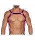 H4RNESS05 Arnés de Pecho Neon Rosa Talla Única